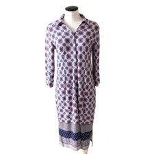 Chico’s Medallion-Print Midi Shirt Dress Size 4/6