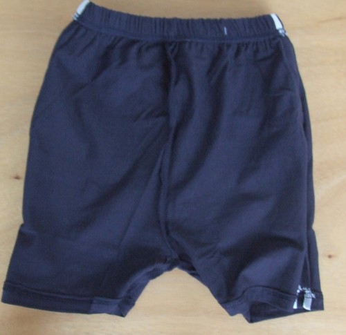 Girls size 20 38 inch waist Stripe gym shorts knickers sports briefs Navy Blue - Picture 7 of 7