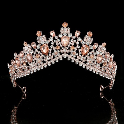 Luxury Party Quinceanera Crystal Crown Tiaras Sweet 15 16 Girl Hair Accessories - Picture 10 of 11