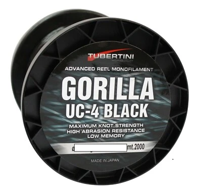 Tubertini FTM Gorilla Schnur UC4 Black 2000m verschiedene Größen