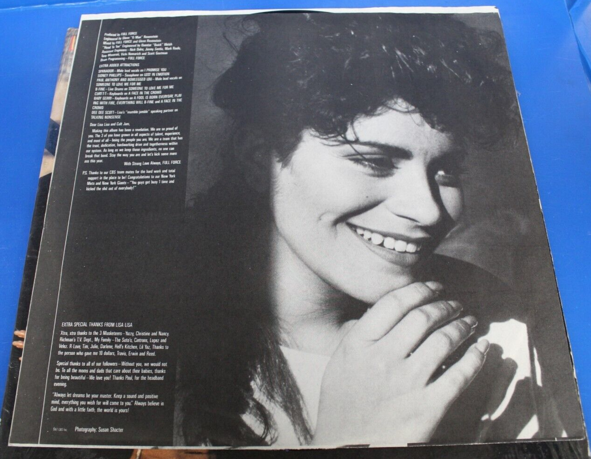 Lisa Lisa and Cult Jam-Spanish Fly LP-Columbia FC 40477 W/Original