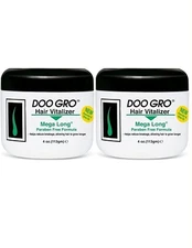 2 DOO GRO Mega Thick Hair Vitalizer 4oz - Helps Reduce Breakage, Longer Hair