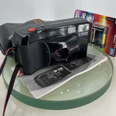 Canon Sure Shot Supreme Quartz Date 35mm Point Shoot Camera Exc