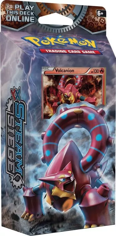 Pokemon TCG XY Steam Siege Volcanion Gears of Fire Theme Battle Deck for  sale online