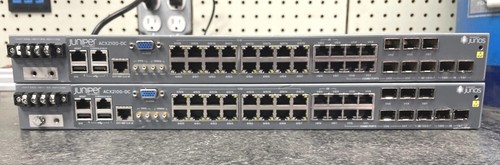 JUNIPER ACX2100-DC 8-Port GbE & 4x GbE SFP Combo Universal DC Access Router X2
