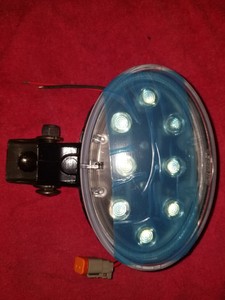Details About Speaker Led Forklift Lights Ful Spot Light 12 48 Volt