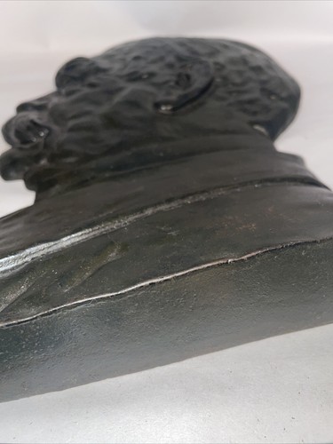 Relief Mitte des 20. Jahrhunderts Otto von Bismarck Bronzeguss? Wandplatte 31cm 1,9kg - Bild 2 von 10