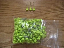 25 Sparkie 1/4 ounce   JIG HEADS Green Chartreuse BOXING GLOVE Lot of 25 jigs