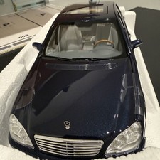 1:18 NOREV 2000 Mercedes-Benz S55 AMG (W220) S-class Blue Metallic 183817