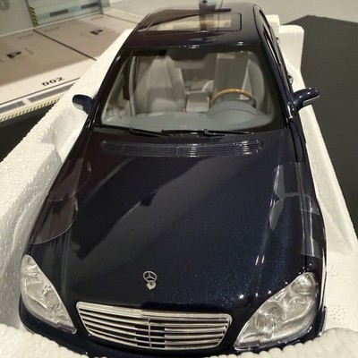 1:18 NOREV 2000 Mercedes-Benz S55 AMG (W220) S-class Blue Metallic 183817