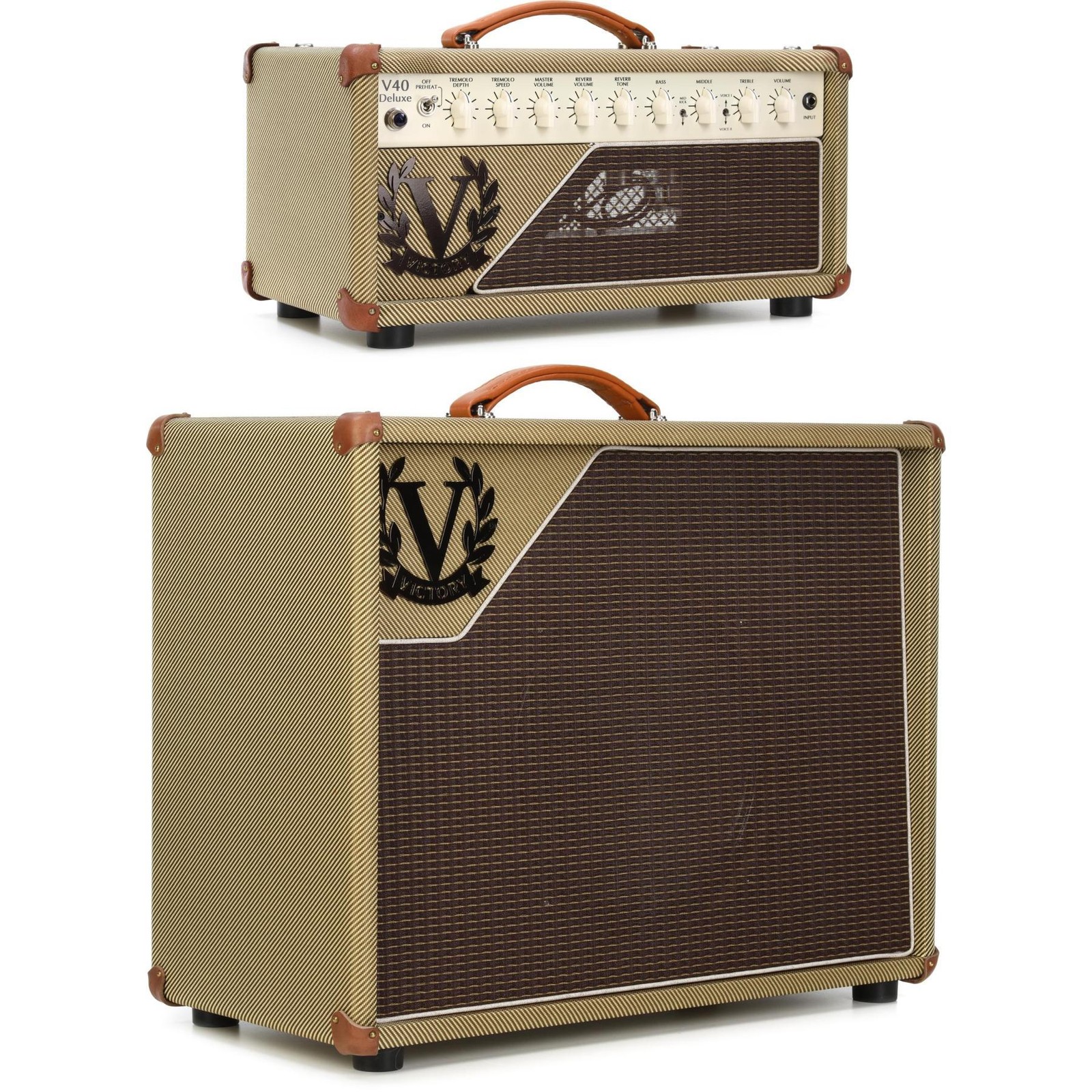 Victory Amplification V40 Deluxe - 40-ваттная гитарная головка Duchess с 1x12