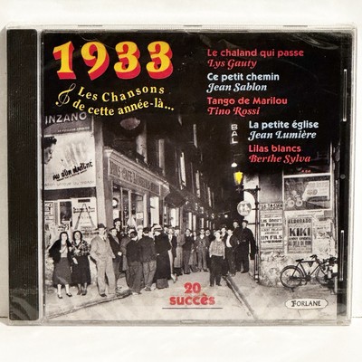 Factory Sealed (shrink wrapped) 1933 Les Chansons de Cette Annee-la CD