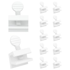"Nuk3y Sliding Window Security Locks White, 12 Pack " White