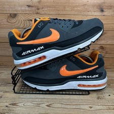 Nike Trainers Mens Size UK 12 Air Max Wright Dark Grey Team Orange Casuals Shoes