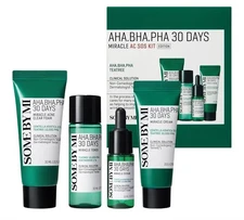 ​🌿 SOME BY MI AHA.BHA.PHA 30 DAYS Miracle AC SOS Kit Edition 4-Step Acne Soluti