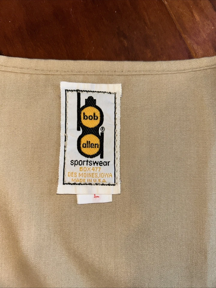 Vtg Bob Allen Gun Club Trap shooting Hunting Vest insert mens size Large 40 - Image 2 of 4