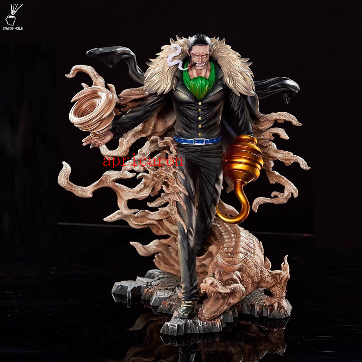 ワンピース Brain-Hole サー·クロコダイル ガレージキット ガレキ Brain Hole Studio One Piece Sir Crocodile Statue Figure Resin