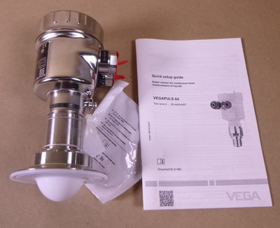 VEGA VEGAPULS 64 Radar Sensor , 12-35VDC , 1/2'' NPT, 4-20mA , PS64.IXICBIHX8NXXM
