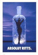 ABSOLUT RITTS 185  cartolina promocard 3197  cartoline pubblicitarie