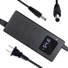 Fast Charging 54.6V 2A Charger for 48V Li-ion Batteries Overcharge Protection