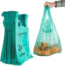 Stock Your Home Eco Grocery Bags Disposable T-Shirt