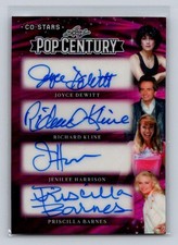 2026 Leaf Pop Century #CS4-3 Dewitt/Kline/Harrison/Barnes Co-Stars Quad Auto 2/4