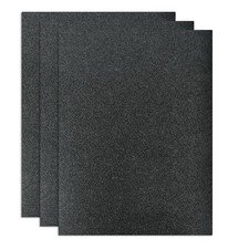 3 Pack Black ABS Plastic Sheet 1/8"x12"x16" Rigid Moldable Panel Two-Sided