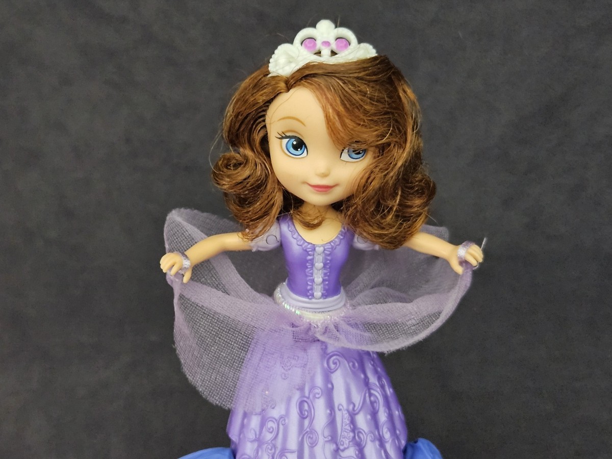disney princess with purple dress 2012 Jr Sofia the First Doll 5” Bow Button Mattel 45 Fabulous Prom Dresses Inspired