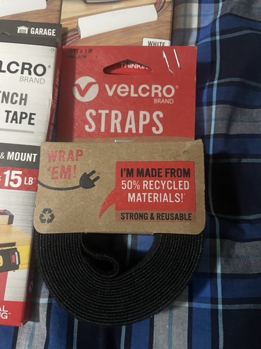 Lot of 4 VELCRO Brand Items Workbench Tape Cable Sleeves Straps NEW - Picture 2 of 5