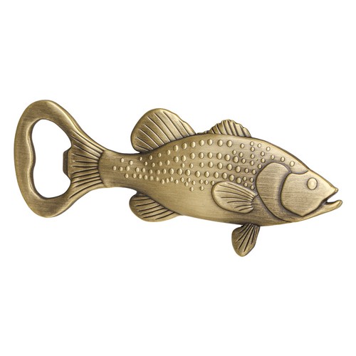 Vintage Style Bass Fish Bottle Opener Gift for Him Dad Husband Grandpa Boyfriend - Picture 13 of 16