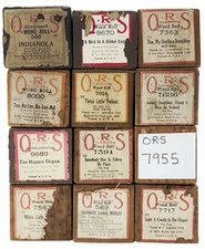 12 Vintage QRS Word Roll Player Piano Music Rolls Lot of 12