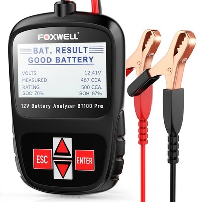 FOXWELL BT100 PRO 12V-Batterieanalysator   Last- Start- & Lade-Tester