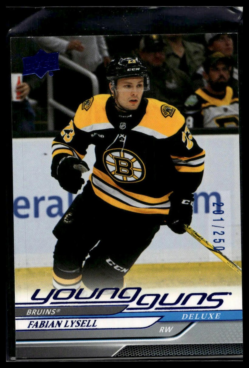 2024-25 Upper Deck #721 Fabian Lysell Deluxe #/250 Rookie SN,RC