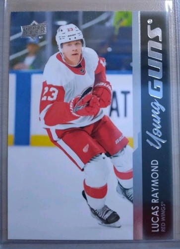 Lucas Raymond Young Guns RC Detroit Red Wings - Upper Deck Series 2 2021-22 NHL - Bild 1 von 2