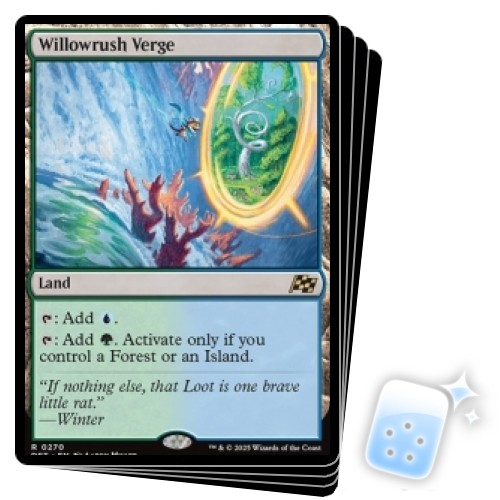 Willowrush Verge X4 Aetherdrift DFT Magic MTG MINT KARTE - Bild 1 von 1