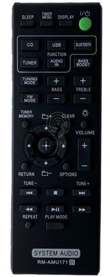 Ersatz Fernbedienung  für Sony CMT-BT60 | CMT-BT60B | CMT-BT80W | CMT-BT80WB