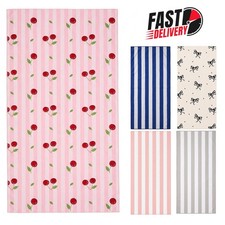 Extra Large Beach Towel Soft Quick Dry Sand Resistant Lightweight Bows Travel