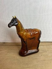 Vintage Avon Glass Aftershave Perfume Bottle Horse Tai Winds 150ml Retro Kitsch
