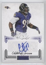 2012 Panini Playbook Rookie Signatures 52/140 Courtney Upshaw #96 Auto 0f8