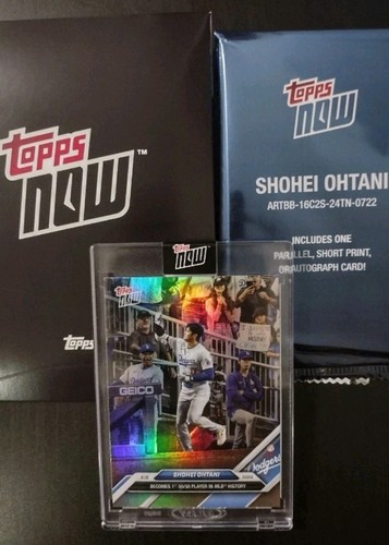 2024 Topps Now Shohei Ohtani 50/50 722SP FOIL SP! Los Angeles Dodgers RARE