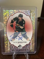 2025-26 SP Authentic Pageantry Autograph JACOB MIDDLETON Minnesota Wild Auto