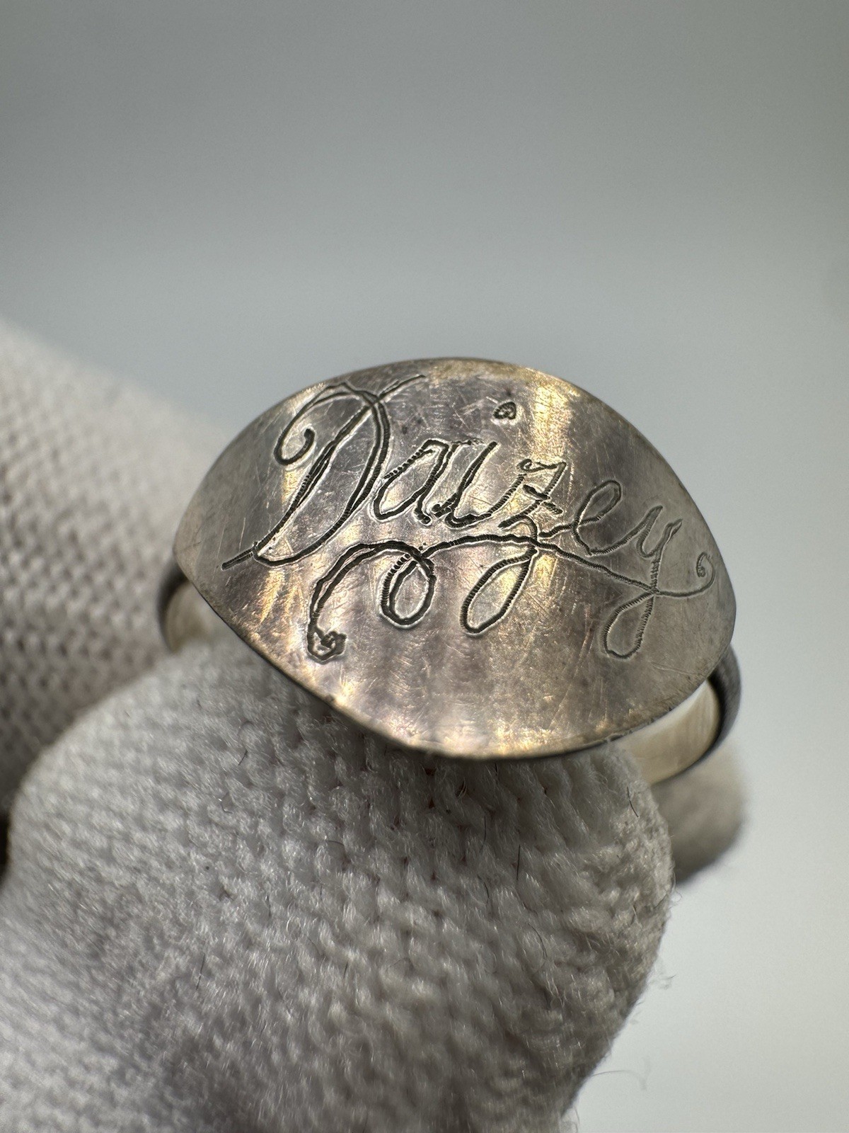 Antique Daizey Ring SOLID STERLING SILVER Vintage… - image 1