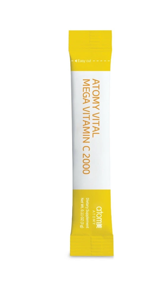 ATOMY Vital Mega Vitamin 2000 3g x 90 varillas vitamina C en polvo comer fácilmente COREA Foto 4 de 4