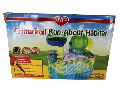 Critter Trail NEW Run About Habitat Pet Hampster Mouse Gerbil Playpen House Cage - Picture 2 of 9