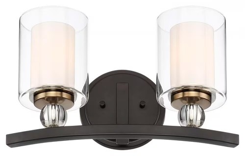 Minka Lavery 3072-416 Studio 5 2-Light 16" Bathroom Vanity Light in Painted
