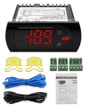 For Carel Temperature Thermostat PZGXS0J111 W/ 2 Temperature Sensor Probes 115V