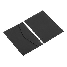 24pcs card Envelopes, 11x8cm Mini Envelopes Credit Card Size Bulk , Black
