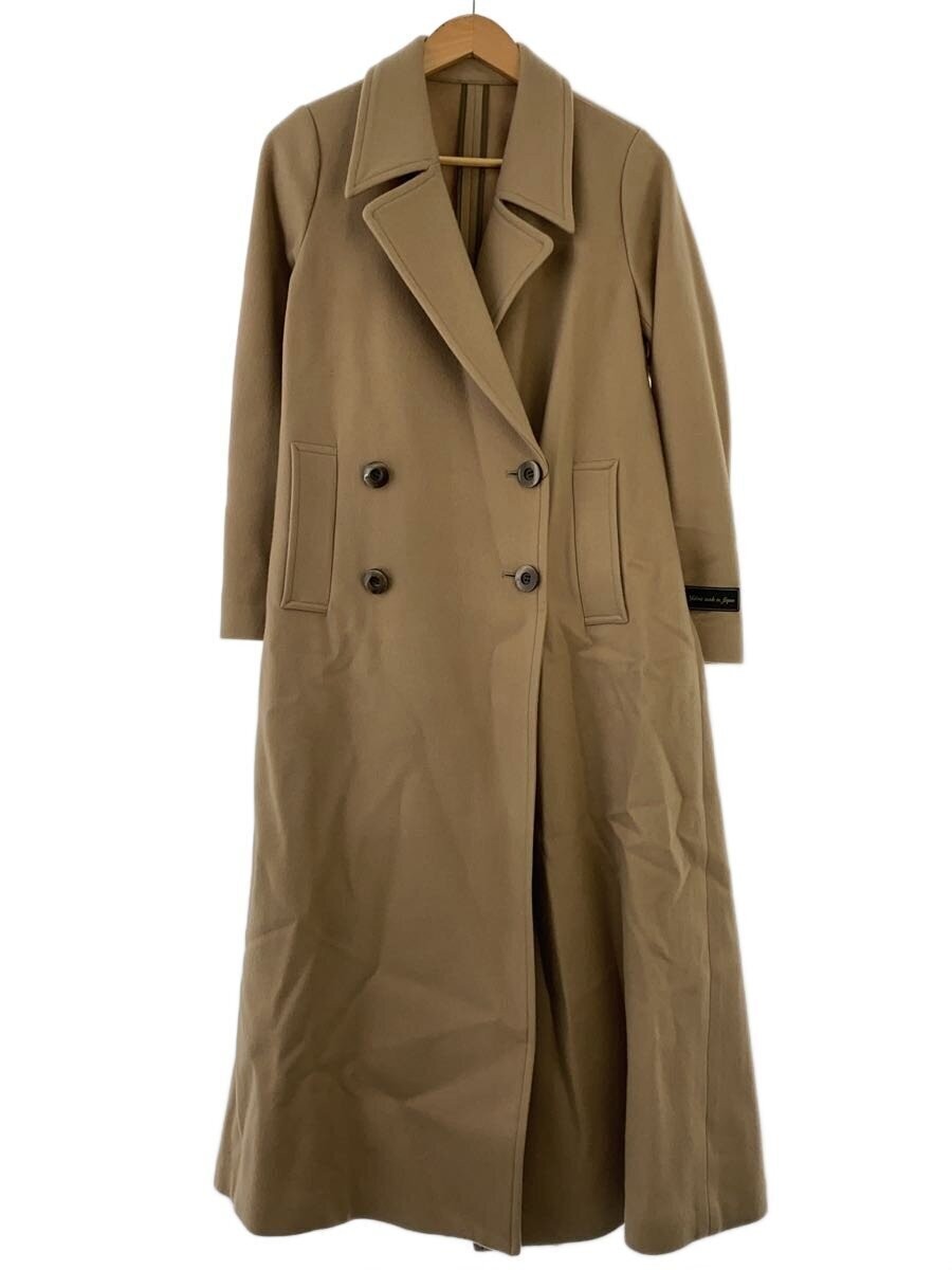 AMERI Wool Coat S Camel Used Warm Classic Fall Wi… - image 1