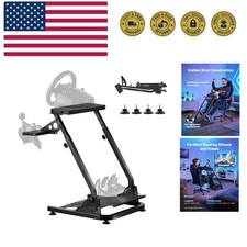 Racing Wheel Stand, Adjustable & Foldable Sim...