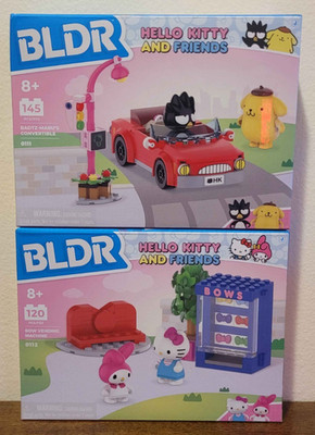 BLDR 0112 & 0111 Hello Kitty and Friends Bow Vending & Badtz-Maru's Convertible